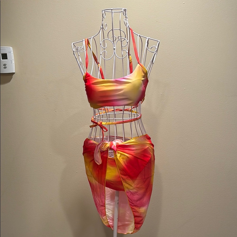 Vibrant Tie-Dye Bikini Set